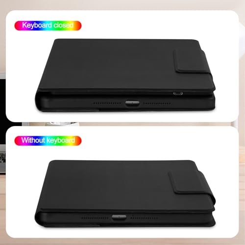 Étui pour Tablette avec Clavier rétroéclairé Bluetooth détachable iOS Air 4 5 6 - 4