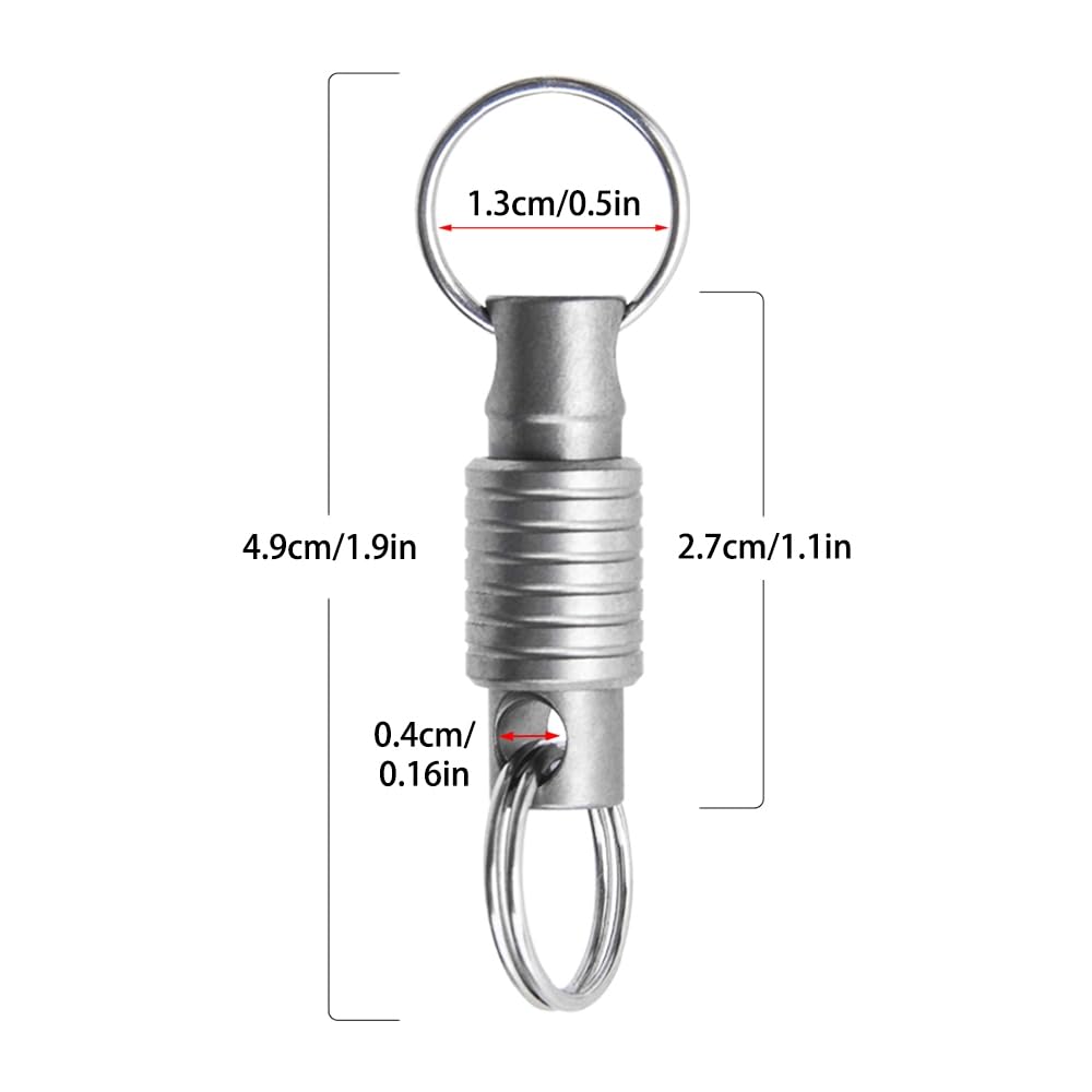 6Pcs Black Carabiner Clips Heavy Duty Bright Buckles Gourd Shape for Camping Accessory and Keychain Carabiners