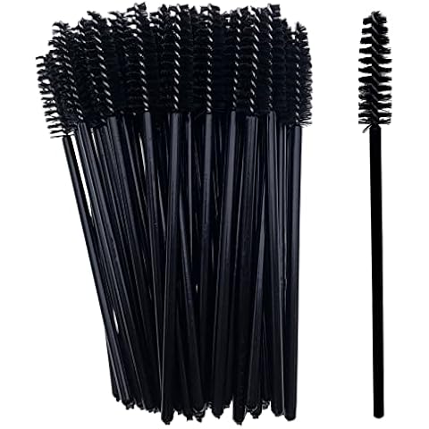50 Pieces Eyelash Brush for Make up, Disposable Mascara Wands, Portable Eyebrow Brush, Perfect for Home, Travel and Outing Cover
