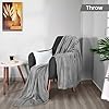 Utopia Bedding Fleece Blanket Throw Size Ash Grey 300GSM Luxury Anti-Static Fuzzy Soft Microfiber Blanket for Couch, Sofa and Bed (60x50 Inch) #1