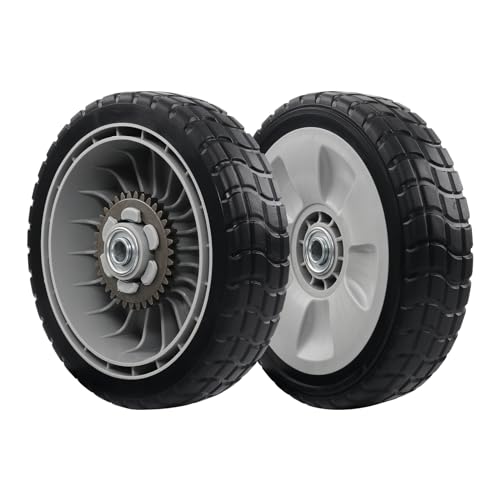 CheeMuii HRR216 Lawn Mower Drive Wheels Kit 2 Pcs Rear Wheels 42710-VE2-M02ZE Replace for Honda HRR216 HRS216 HRT216 Walk-behind Lawn Mower