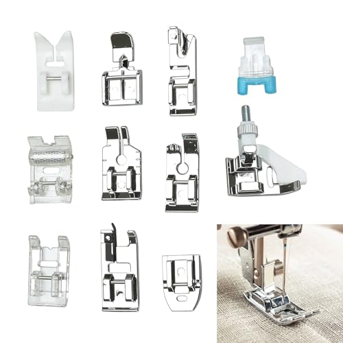 CKPSMS Nähfüße Set - 48-teiliges Presser Fuß Set Für Haushaltsnähmaschinen | Kompatibel Mit Brother, Singer, Janome