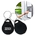 dcvbny 100pcs 26 bit Prox Keyfobs Proximity Fob Frequency 125KHZ H-ID Compatible with Prox Key ISOProx 1386 1346 1386 1326 H10301 Format Card Readers & Vast Majority of Access Control Systems,Black