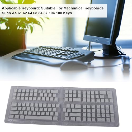 Teclado Asixxsix Pudding Keycaps Transparente miniatura 5