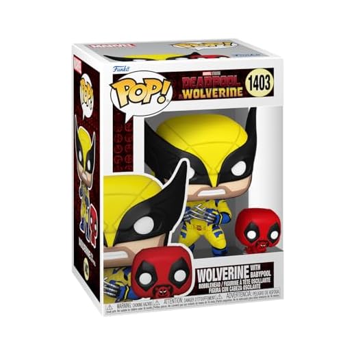 Funko Pop! & Buddy: Deadpool & Wolverine - Wolverine with Babypool - Figura de Vinilo Coleccionable - Idea de Regalo- Mercancia Oficial - Juguetes para Niños y Adultos - Movies Fans