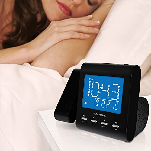 Magnasonic EAAC601 Projection Alarm Clock With Am/Fm Radio, Battery Backup thumb #6