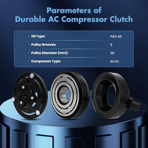 Image of ECCPP AC Clutch for Fiat 500L 1.4L 2016-2020