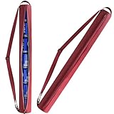 NATURAL STYLE Beer Sleeve for Golf Bag,7-Can Insulated Cooler Sleeve, Beer Drink Accessories Sling Cooler Fits Most Golf Bags Styles and Types (Red)