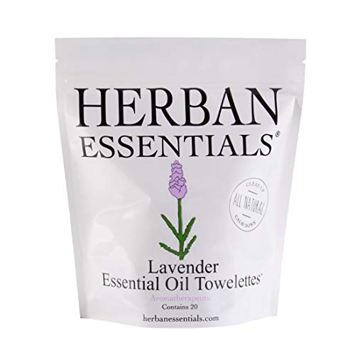 Lavender Oil Towelettes - 20 Count