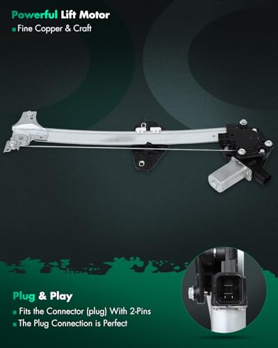 Image of SCITOO Power Window Regulator w /Motor for Honda Civic 2012-2015