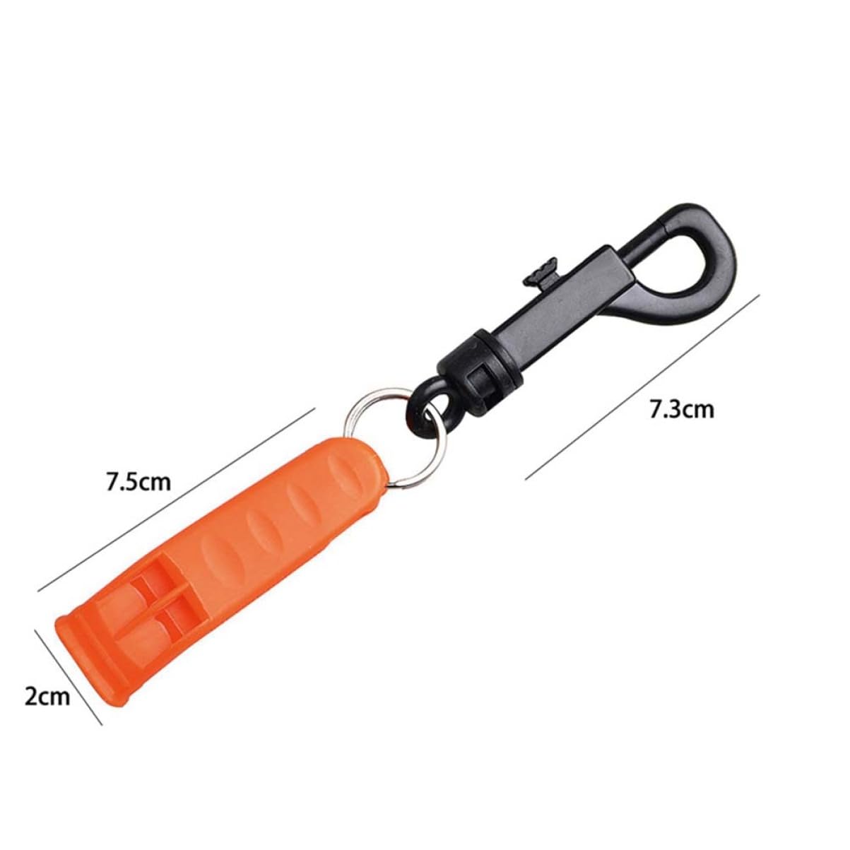 Toddmomy Silbato De Rescate Whistle Orange Cámping Silbato para Acampar Emergencia Silbato De Supervivencia Silbato De Senderismo Silbato para Exteriores El Plastico