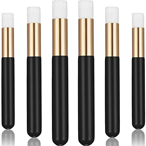 20 Pieces Lash Shampoo Brushes, Peel Off Blackhead Brush Remover Tool, Nose Pore Deep Cleaning Brush, Facial Cleansing Brushes, Eyelash Extensions Blackhead Brush Washing Brush Lash Cleanser (Black)