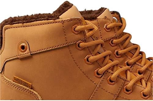 DC Men's Woodland Cold Weather Casual High Top Shoe Snow Boot Fashion, Wheat/DK Chocolate, 9 | Image 5