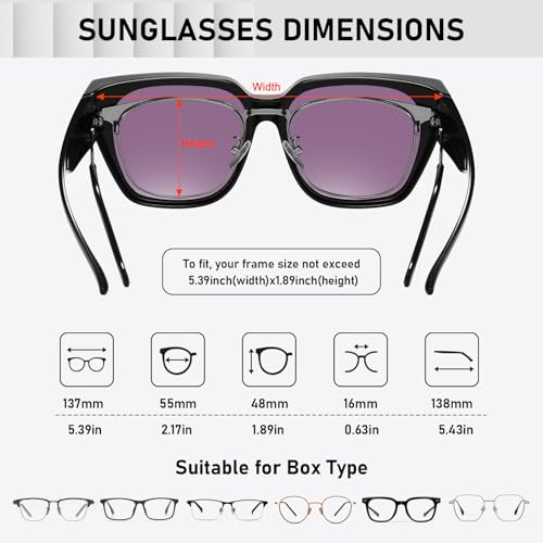 Image of HAOLOTA Polarized Sunglasses for Men Women Designer Driving Glasses Lightweight UV400 Protection