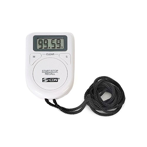 CDN Digital Kitchen Timer On A Rope Count Up/Down Stopwatch Sports Workout New