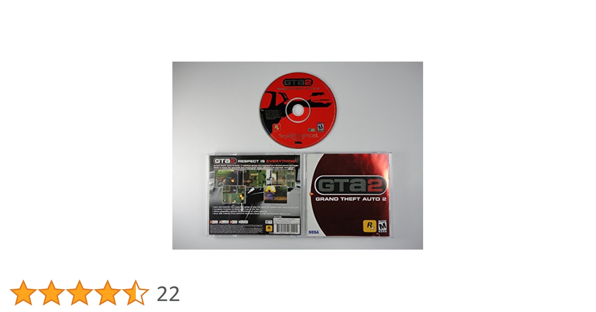 GRAND THEFT AUTO 2. 北米版　Dreamcast SAGA DREAMCAST: Grand Theft Auto 2 (Sega Dreamcast, 2000