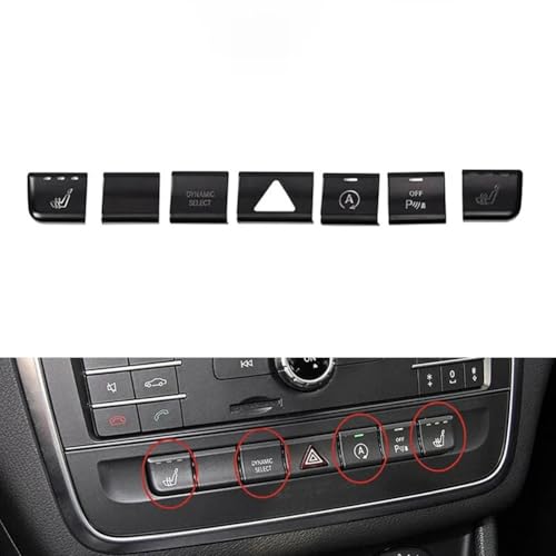 Autocollant réparation boutons clim Mercedes GLA X156 C117 - 2