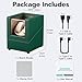 Mcbazel Watch Winder for Automatic Watches, Double Automatic Watch Winder Box, Automatic Watch Display Storage Rotation Wristwatch Box with 2 Slots (Green PU Leather)