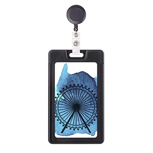 Étui rétractable pour badge London Eye avec enrouleur robuste pour soignant