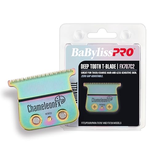 Lame en T FX707C2 BaBylissPRO pour éliminer les tiraillements des cheveux épais