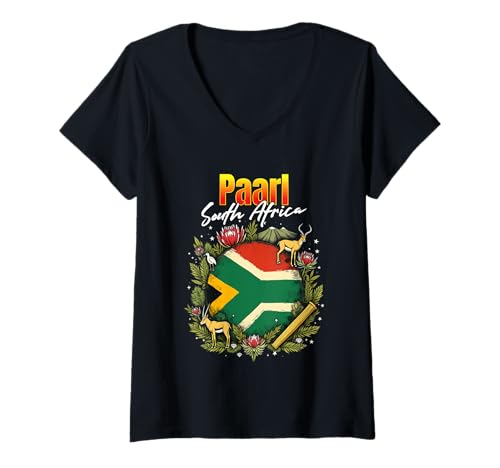 Womens Paarl South Africa V-Neck T-Shirt