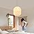 GUANSHAN Handmade Rice Paper Hanging Lamp - Retro Art Decorative Chandelier for Bedroom, Living Room, Dining Room