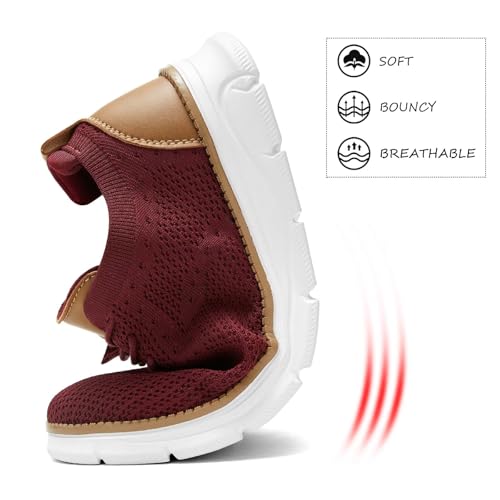 Image of Men's Mesh Sneakers Oxfords Lace-Up Lightweight Casual Walking Shoes Driving Shoes