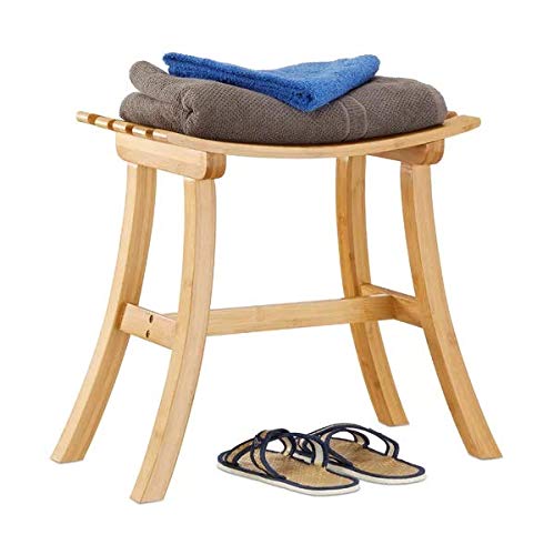 Symple Stuff Bar Durable Solid Bamboo Flatstool