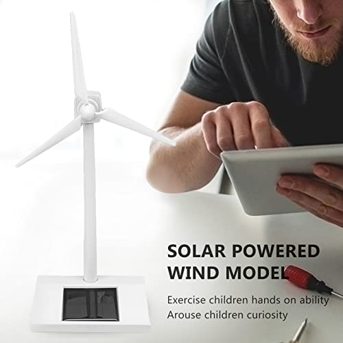 VBESTLIFE Mini-Solar-Windmühlen-Spielzeug, Pädagogisches Wissenschafts-Lehrpult-Windmühlen-Modell für Bildung, Heimdekoration, DIY