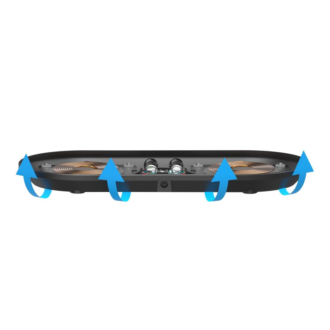 Hama Ładowarka indukcyjna 2000mA QI-FC10 DUO 00201682 wyjścia standard ładowania indukcyjnego czarny