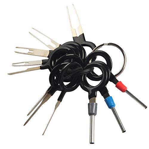 eKoi 21 PCS Electrical Terminal Wiring Pin Removal Key Tool Kit |Micro Installation Extractor Connector Puller Release Crimp for Auto Car Electrical Appliances