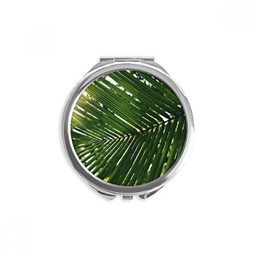 Miroir de maquillage de poche nature soleil, petit miroir portable et rond fait main pour sac