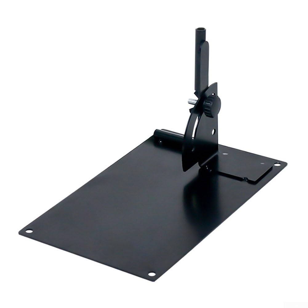 Placa de alineación de entrenador de swing de golf, soporte de palo de ángulo ajustable para calibración de columpio, ayuda de estabilidad de base de hierro pesado para práctica, color
