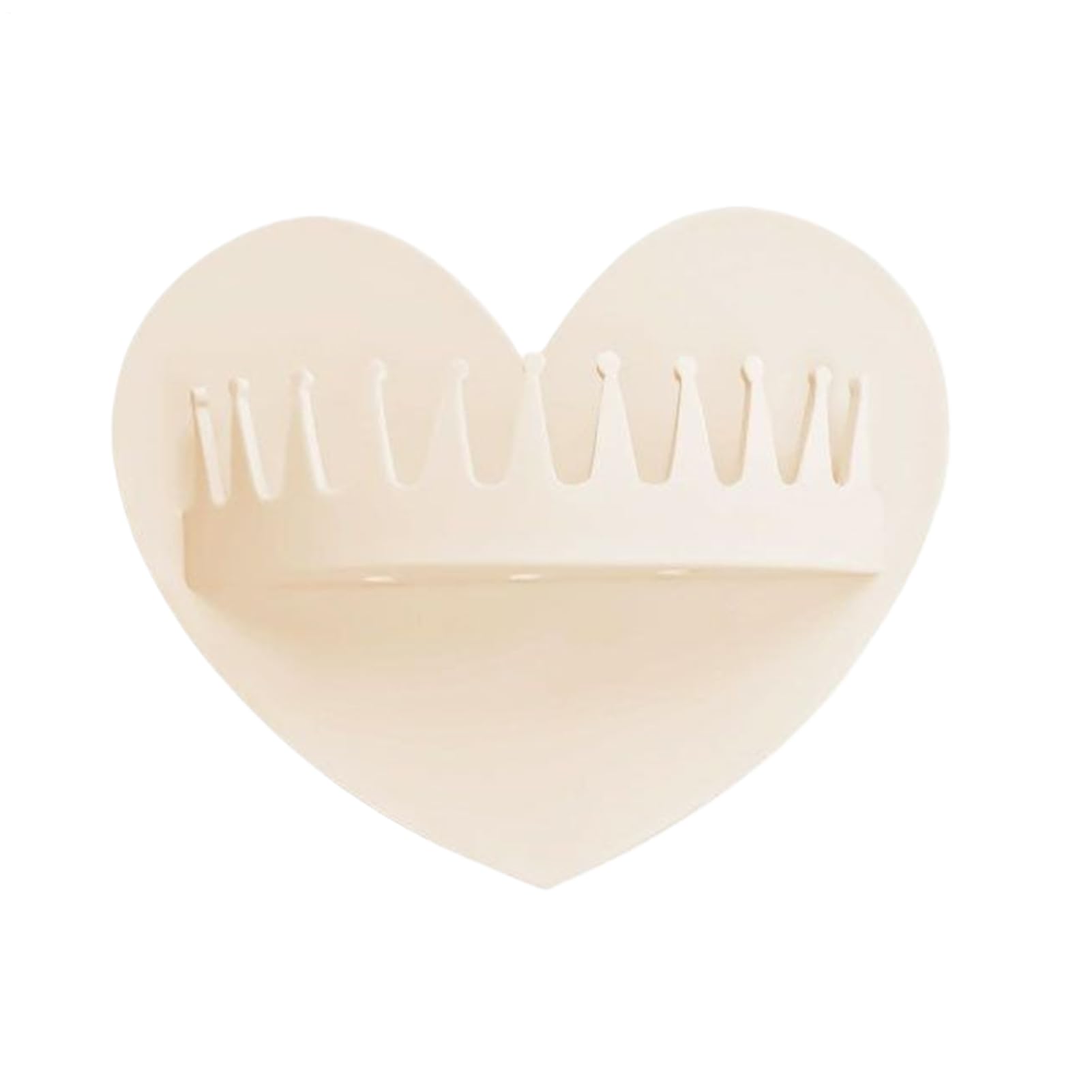 Suction Cup Hair Catcher - Wall Shower Trap | 3.9x4.72in Reusable Silicone Hair Grabber with Heart Design for Bathroom, Shower, Sink, Girls Wife Girlfriend Indoor Home