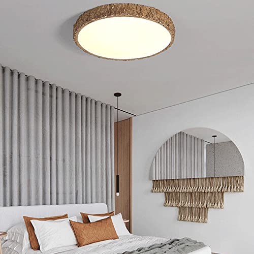 Lámpara de panel plano LED y plafón circular moderno para techo de dormitorio 6