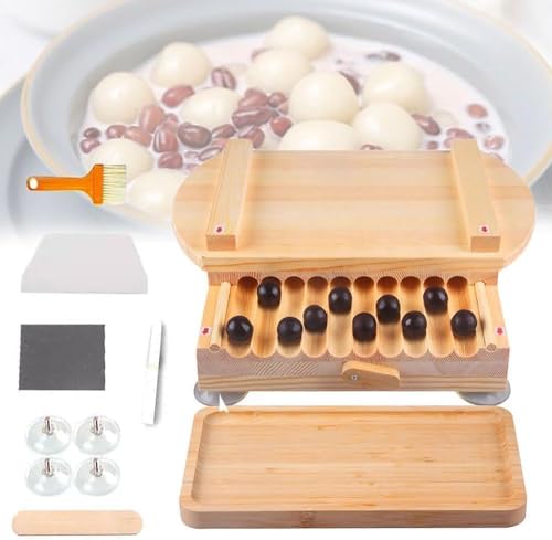 Máquina manual de perlas de tapioca – Tablero reforzado para hacer té de burbujas en casa – Perfecto para hacer perlas Boba de 19 mm