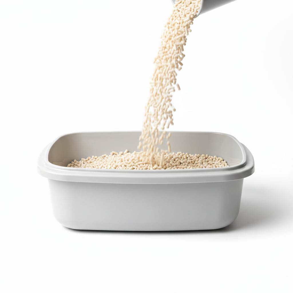 Arena de Tofu para Gatos SIN Olor | Pack 3 x 7.5 kg | Sin Polvo | Aglomerante | Ecológica y Desechable en Inodoro | Absorción Rápida