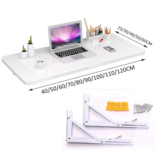 Établi pliable à fixation murale pour optimiser les petits espaces 80x50 cm - 3