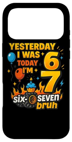 ̂6 傤7 Six Seven Bruh ~[ TVc o[Xf[ Gen Z Alpha X}zP[X iPhone 17 Pro Max p