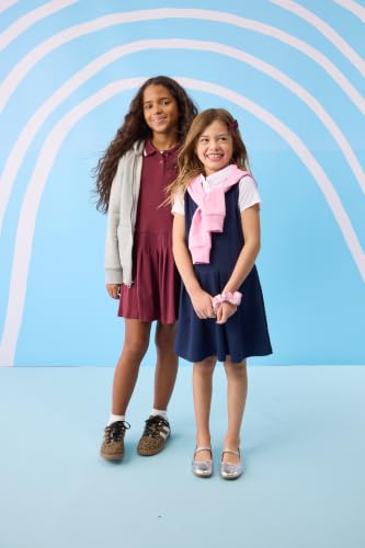 Image of The Children's Place Girls' Short Sleeve Drop Waist Polo Dress