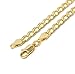 Fashion 21 Anklet for Women Electro Gold Plated Ankle Bracelet - Made in Korea (4.5mm 10