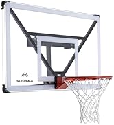 Silverback NXT 54" Wall Mounted Adjustable-Height and Fixed Basketball Hoop with QuickPlay Design