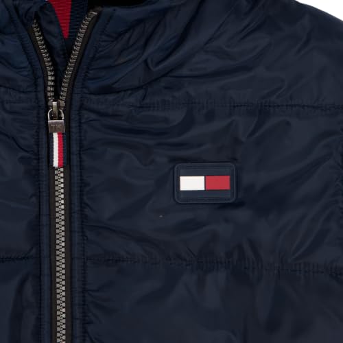Image of Tommy Hilfiger Boys' Heavyweight Hooded Polar Fleece Lined Puffer Jacket