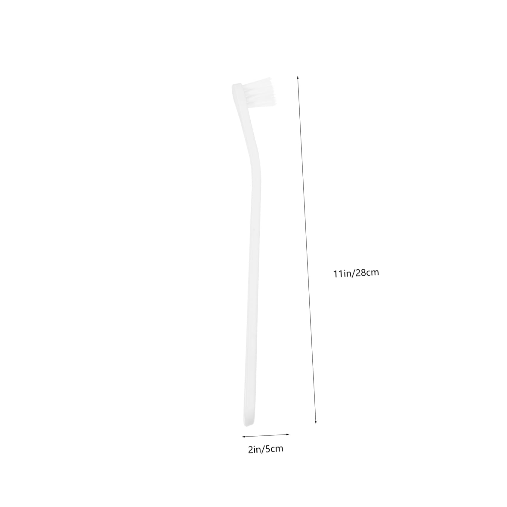 Mikikit 2Pcs Portable Dog Toothbrushes Soft Bristle Oral Care Tools for Puppies and Pets Lightweight Material for Gentle Cleaning and Gum Massage Essential Pet Supplies