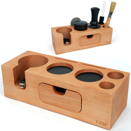 Y-Step 8-in-1 Espresso Tamping Station with Drawer