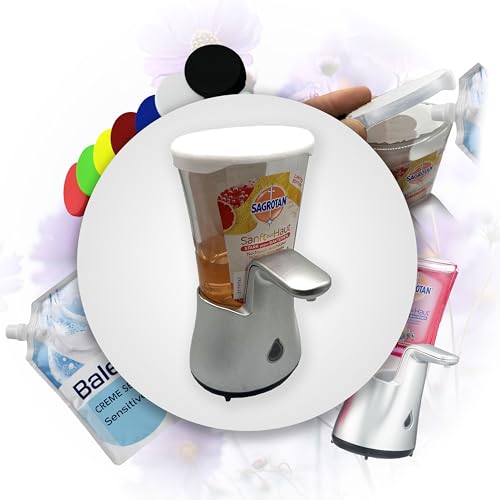 R-Satz Shop Deckel passend für Sagrotan No Touch Seifenspender - Verschluss Kappe Nachfüller - Farbauswahl (Weiß)