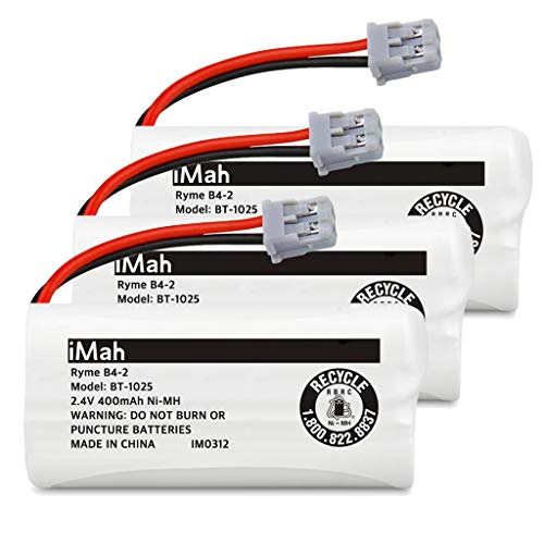 iMah BT-1025 BT-1021 Battery Compatible with Uniden Dect 6.0 Cordless Handset D1481 D1483