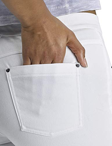 HUE Women's Side Vent Denim Mid-Rise Capri4