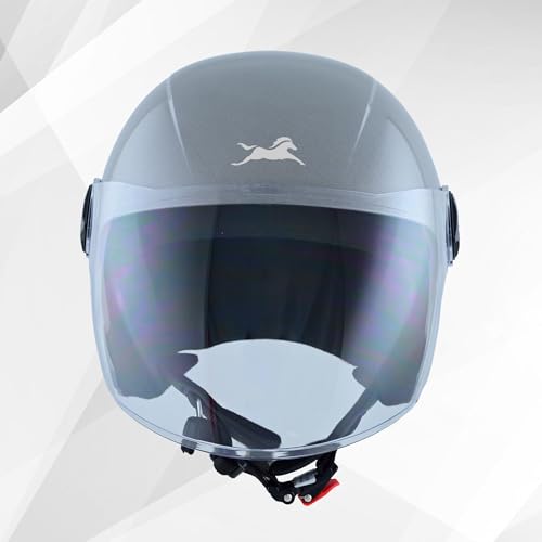 Image of TVS iQube Open Face Helmet for Men & Women | ISI Certified