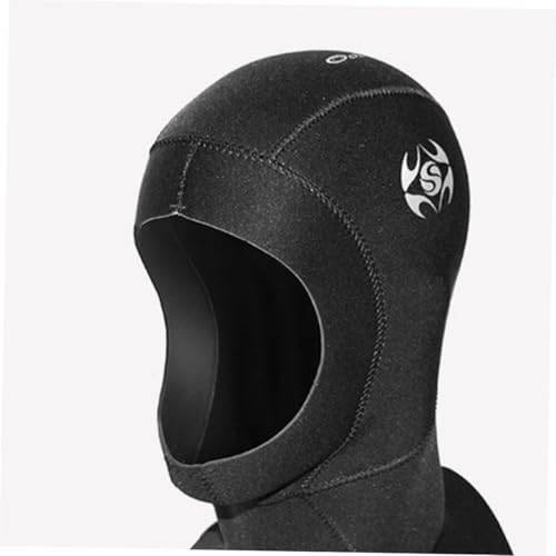 Bonnet de plongée néoprène 3 mm résistant et confortable noir - 5